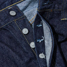 Sugar Cane 2025 13 oz Denim Waist Overalls Wide Leg Jean Indigo-Jean-Clutch Cafe-selvage denim-selfedge denim