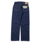 Sugar Cane 2025 13 oz Denim Waist Overalls Wide Leg Jean Indigo-Jean-Clutch Cafe-selvage denim-selfedge denim