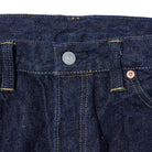 Sugar Cane 2025 13 oz Denim Waist Overalls Wide Leg Jean Indigo-Jean-Clutch Cafe-selvage denim-selfedge denim