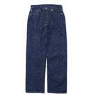 Sugar Cane 2025 13 oz Denim Waist Overalls Wide Leg Jean Indigo-Jean-Clutch Cafe-selvage denim-selfedge denim