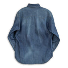 Sugar Cane Sawtooth Denim Western Shirt Vintage Wash-Shirt-Clutch Cafe