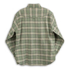 Sugar Cane Washer Herringbone Check Western Shirt Green-Shirt-Clutch Cafe