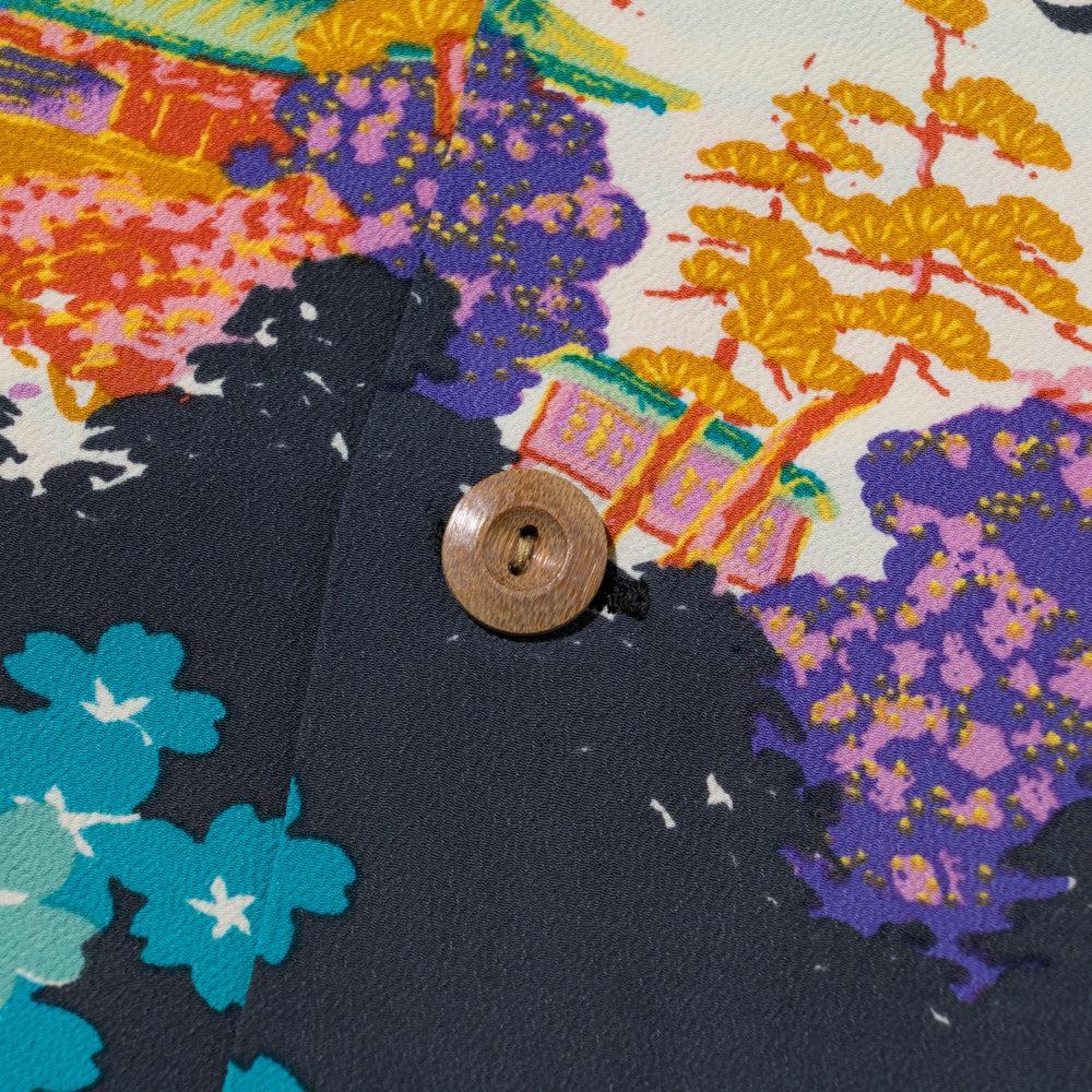 Sun Surf Ancient Capital Hawaiian Shirt Black-Hawaiian Shirt-Clutch Cafe