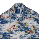 Sun Surf Butterfly Splash Hawaiian Shirt Navy-Hawaiian Shirt-Clutch Cafe