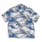 Sun Surf Butterfly Splash Hawaiian Shirt Navy-Hawaiian Shirt-Clutch Cafe