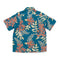 Sun Surf Ginger Lily Hawaiian Shirt Blue-Shirt-Clutch Cafe