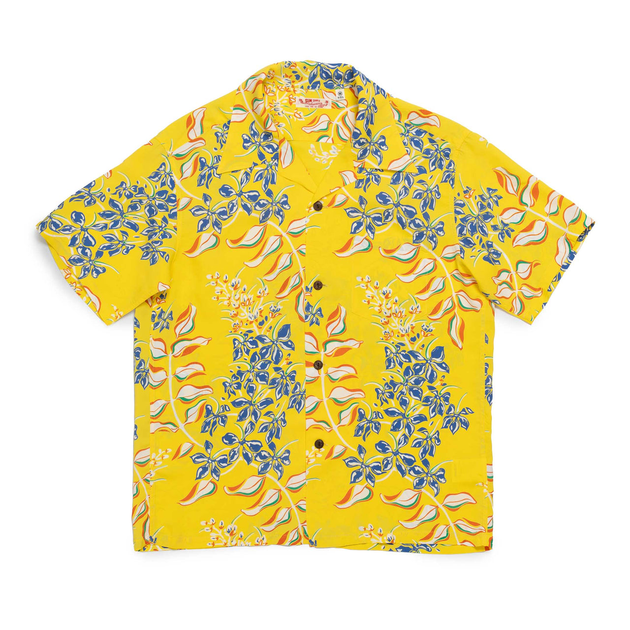 Sun Surf Ginger Lily Hawaiian Shirt Yellow-Shirt-Clutch Cafe
