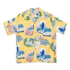 Sun Surf Japanese Quaint Design Yellow-Hawaiian Shirt-Clutch Cafe