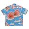 Sun Surf Pikake Hawaiian Shirt Blue-Shirt-Clutch Cafe