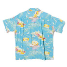 Sun Surf Scarecrow Hawaiian Shirt Blue-Hawaiian Shirt-Clutch Cafe
