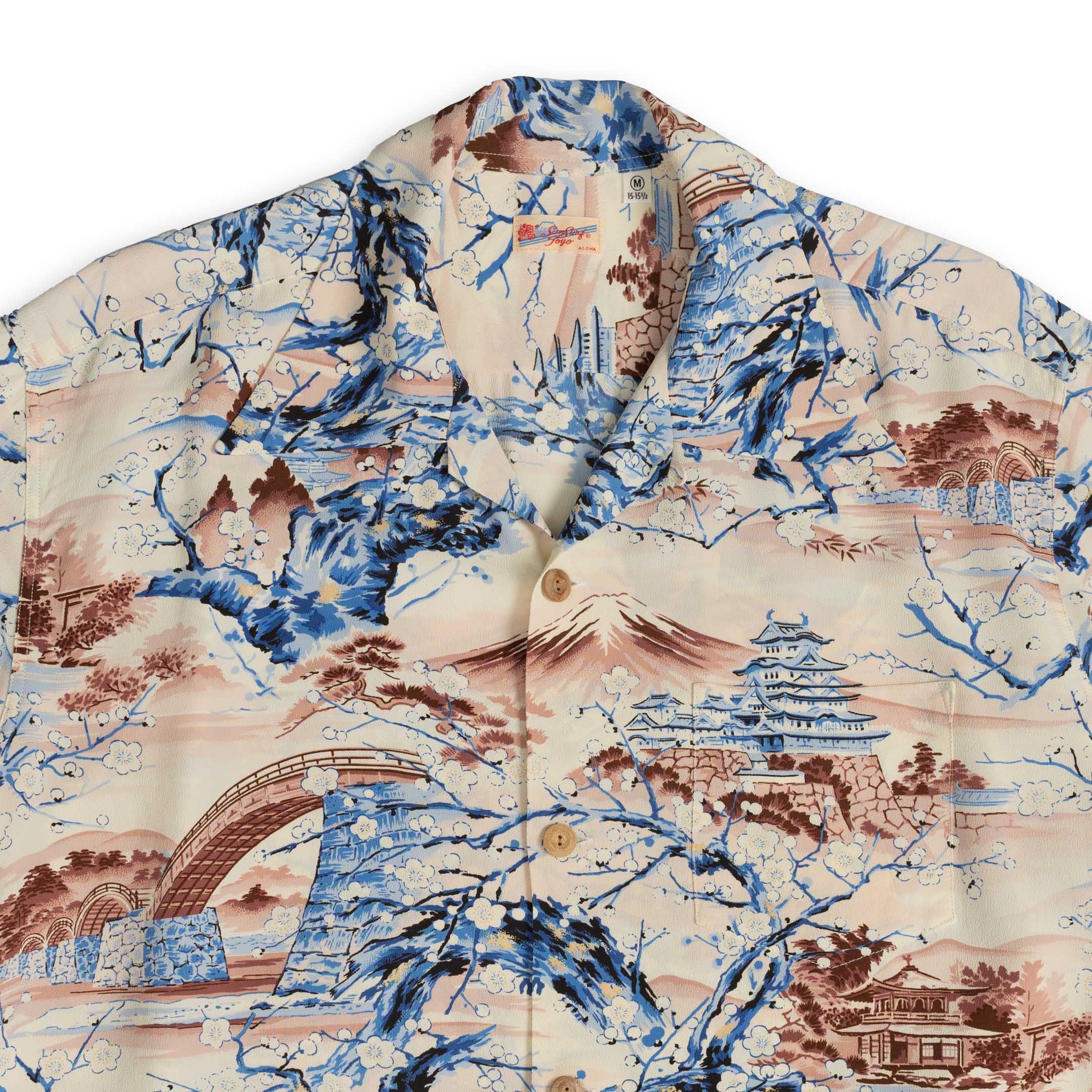 Sun Surf Scenery of Japan Hawaiian Shirt Brown-Hawaiian Shirt-Clutch Cafe