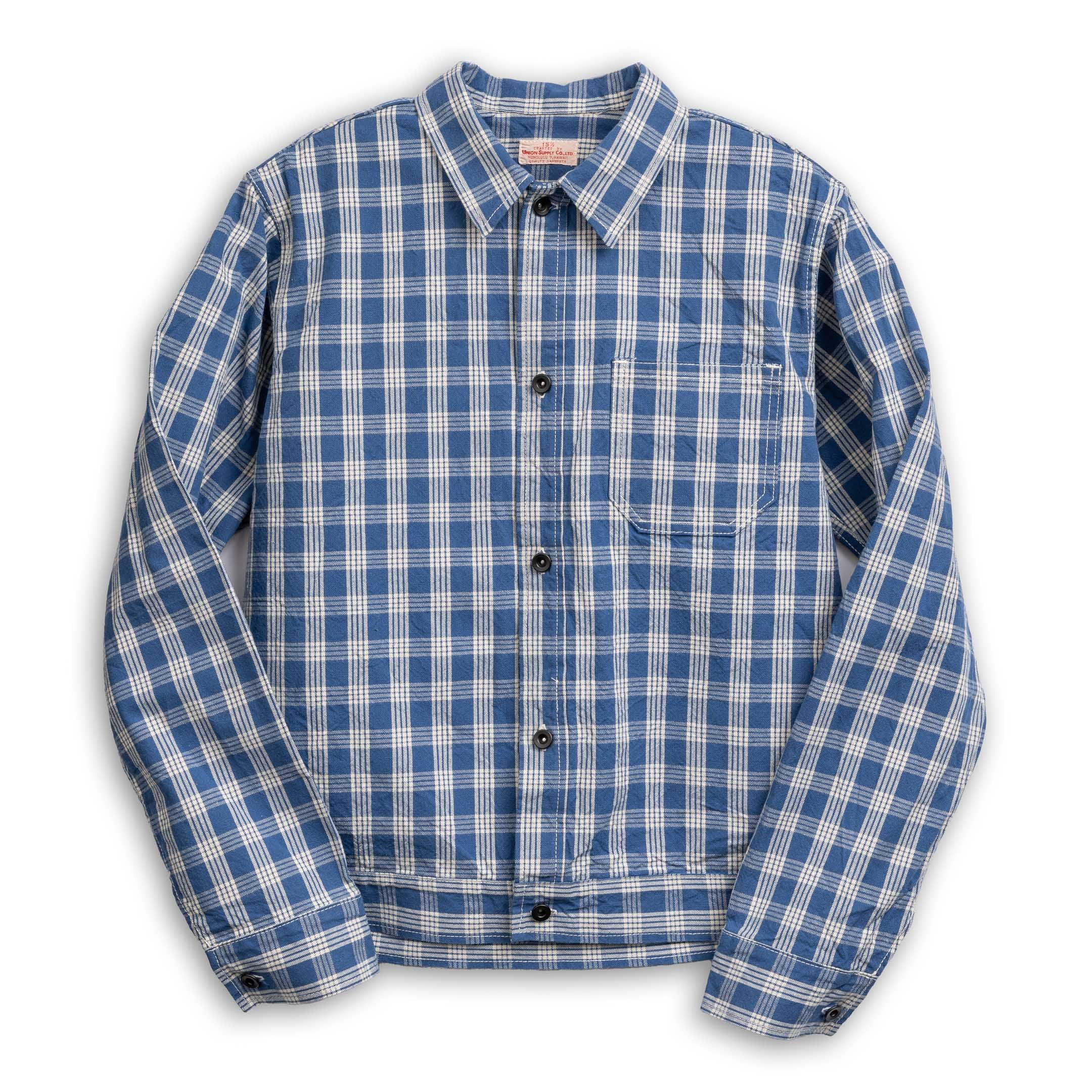 Sun Surf Union Supply Palaka Jacket Navy-Jacket-Clutch Cafe