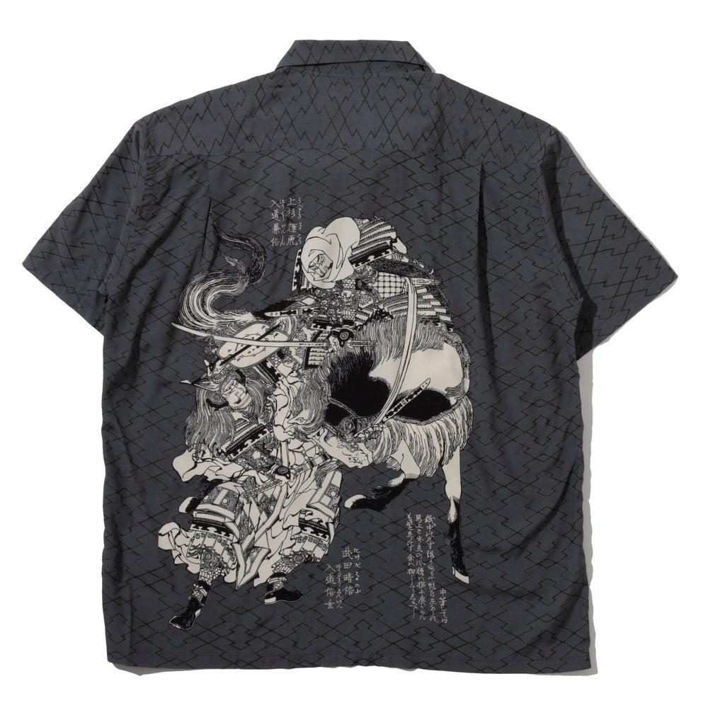 Sun Surf x Katsushika Hokusai Special Edition Hawaiian Shirt 'Musashi Stirrup'-Hawaiian Shirt-Clutch Cafe