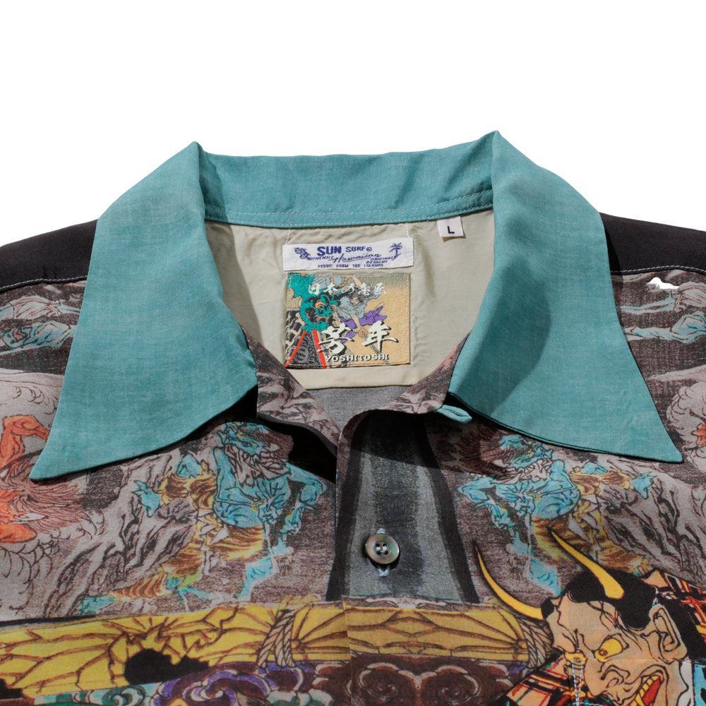 Sun Surf × Yoshitoshi Tsukioka Special Edition Hawaiian Shirt 'Murasaki Inaka Genji'-Hawaiian Shirt-Clutch Cafe