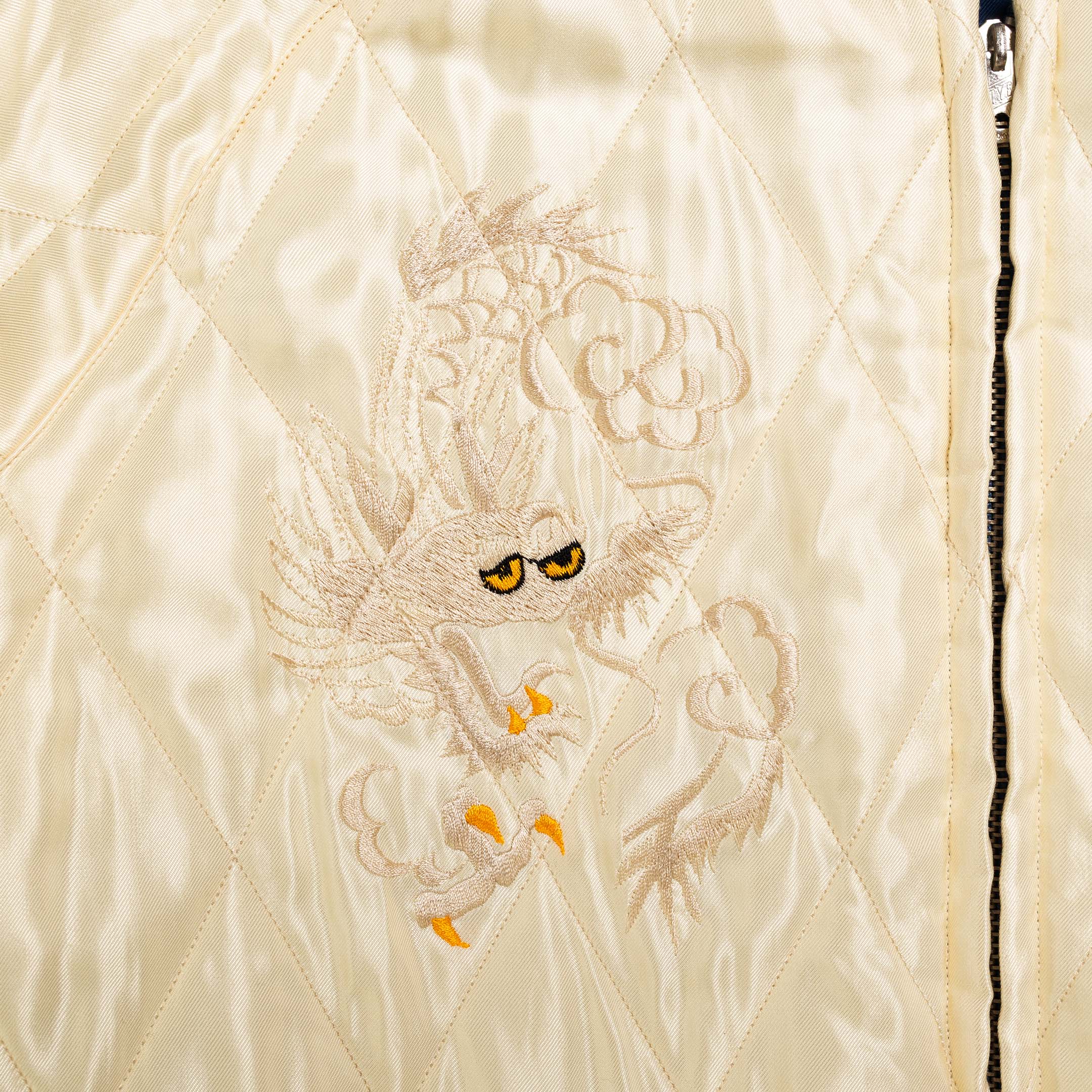 Tailor Toyo Acetate Quilt Duelling Dragon x White Tiger-Jacket-Clutch Cafe