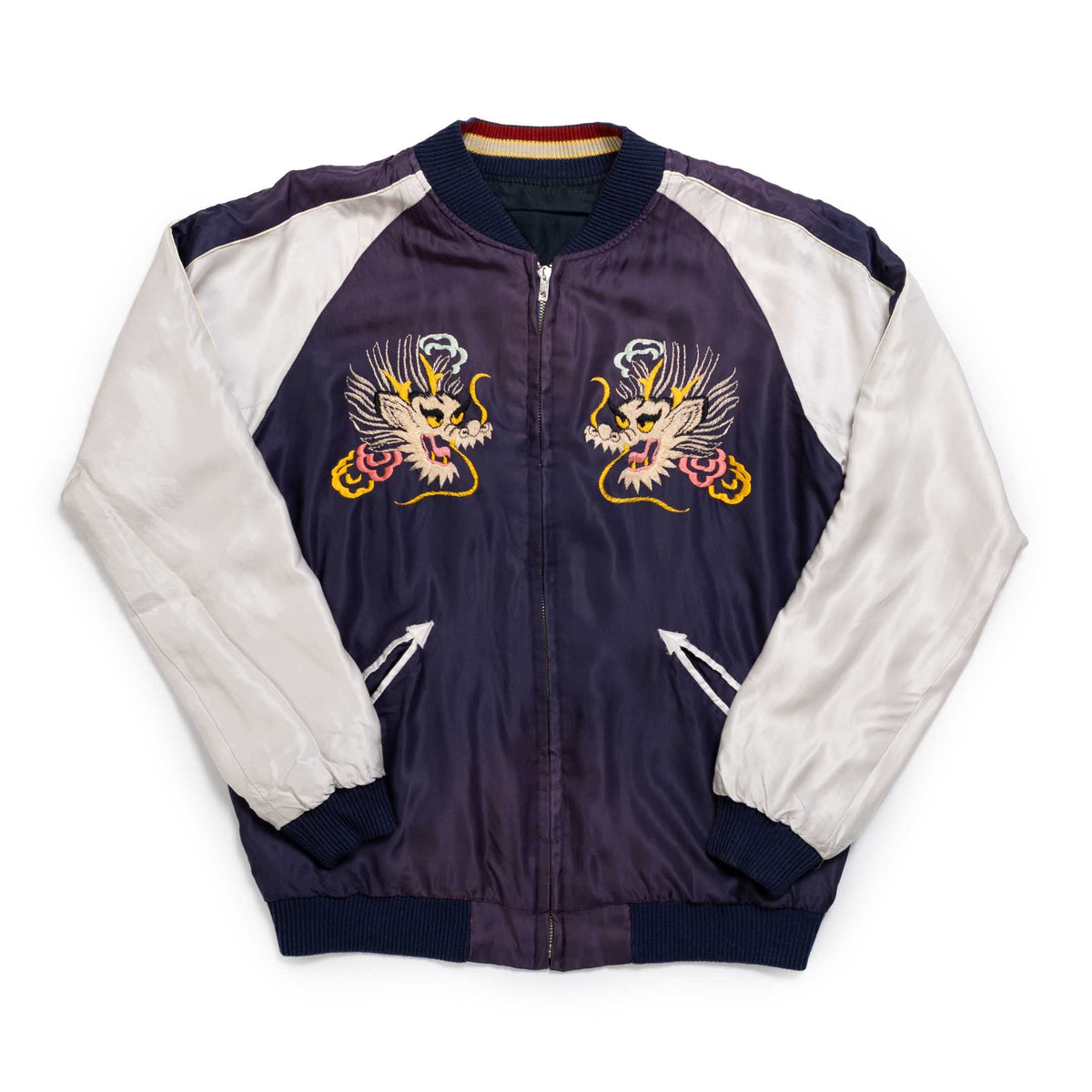 TAILOR TOYO “EAGLE” × “BLACK DRAGON” Tailor Toyo Acetate Suka 'Aging' Navy Eagle x Dragon Black