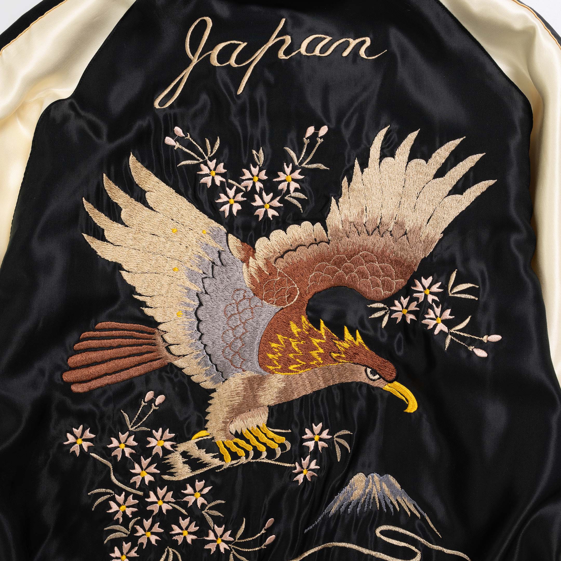 TAILOR TOYO スカジャン EAGLE✕ROARING TIGER Tailor Toyo Acetate Suka Jacket Roaring Tiger x Eagle – Clutch Cafe