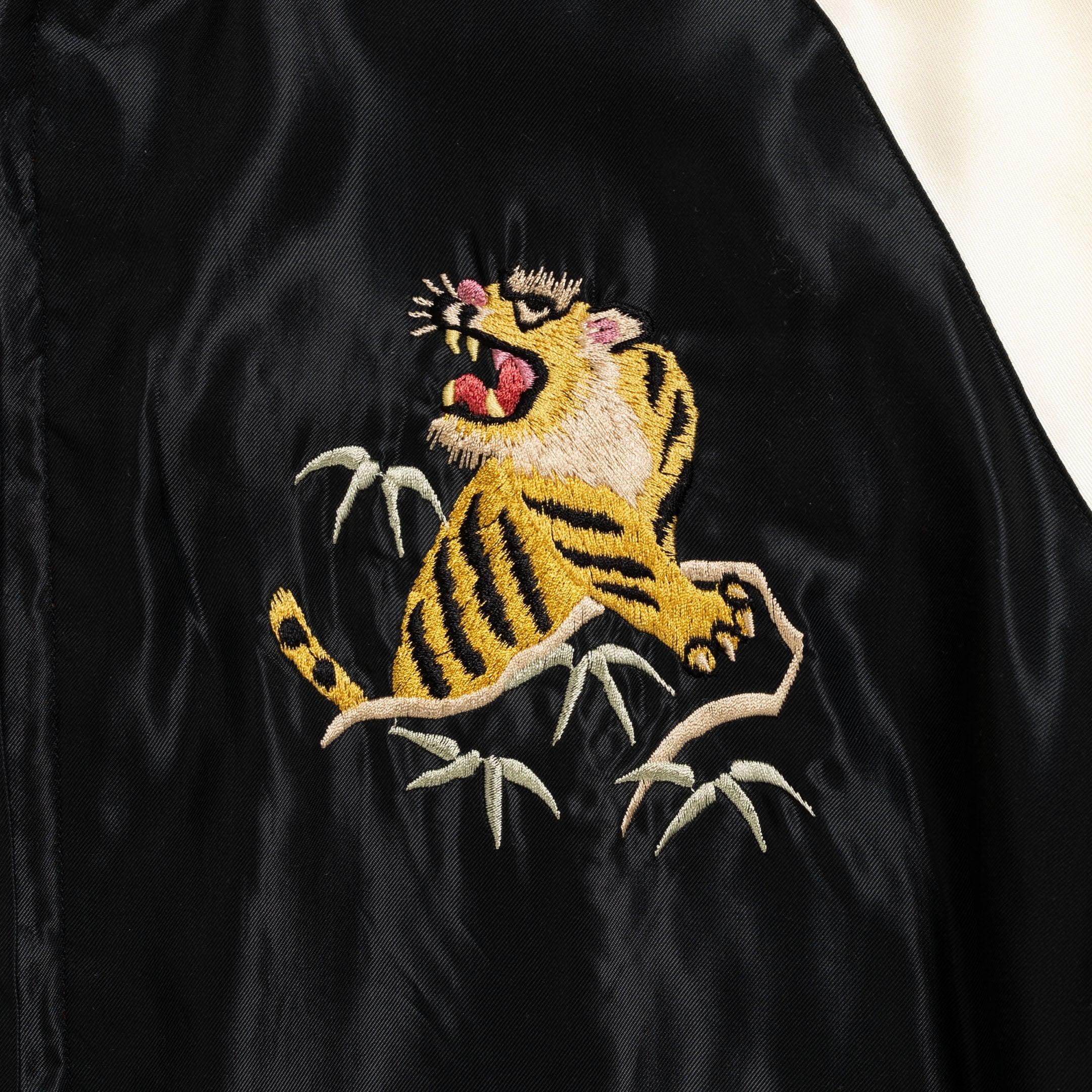 TAILOR TOYO スカジャン EAGLE✕ROARING TIGER Tailor Toyo Acetate Suka Jacket Roaring Tiger x Eagle – Clutch Cafe