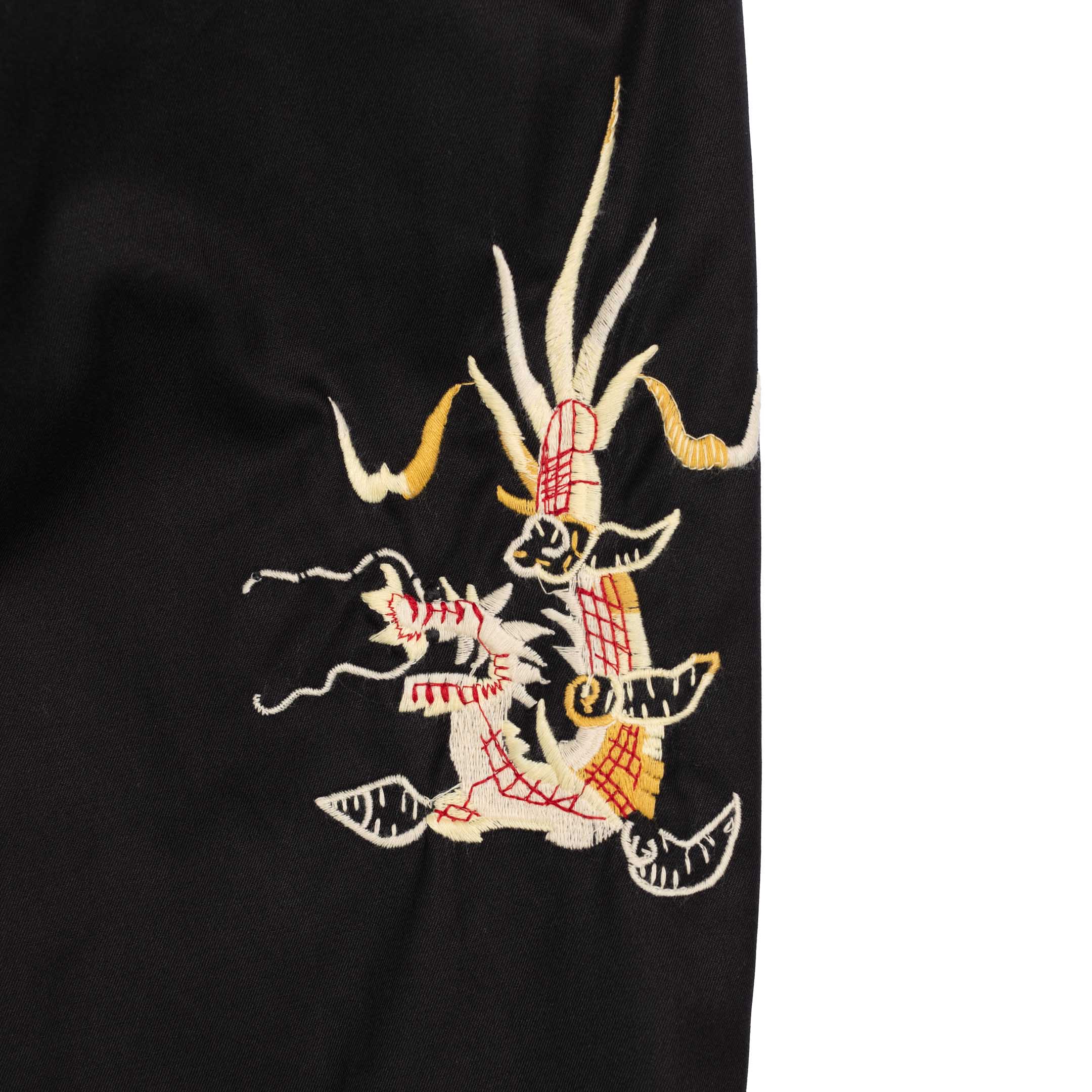 Tailor Toyo Cotton Vietnam Map Jacket Black-Jacket-Clutch Cafe