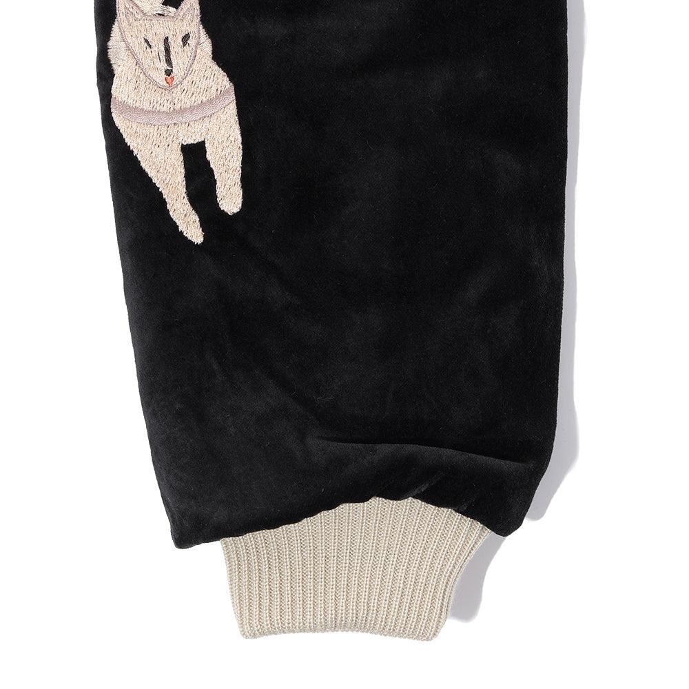 Tailor Toyo Late 1950's Style Velveteen Souvenir Jacket Polar Bear x Alaska Map-JACKET-Clutch Cafe