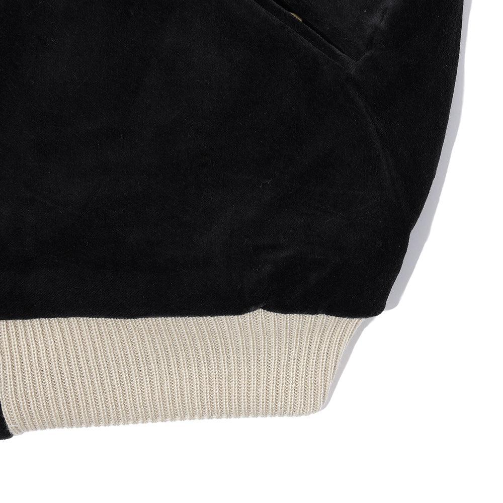 Tailor Toyo Late 1950's Style Velveteen Souvenir Jacket Polar Bear x Alaska Map-JACKET-Clutch Cafe