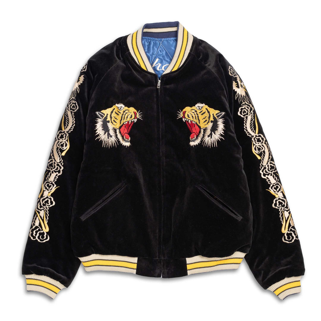 Tailor Toyo Roaring Tiger x White Eagle Souvenir Jacket-Jacket-Clutch Cafe