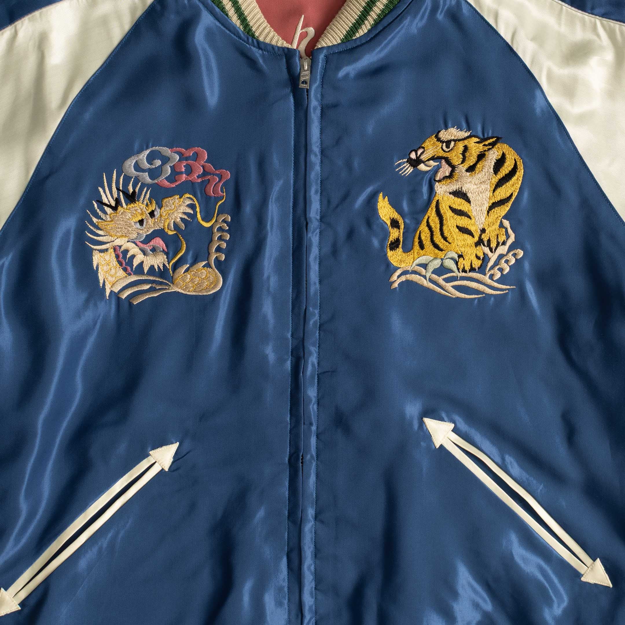 Tailor Toyo White Eagle x Landscape Souvenir Jacket Pink-Jacket-Clutch Cafe