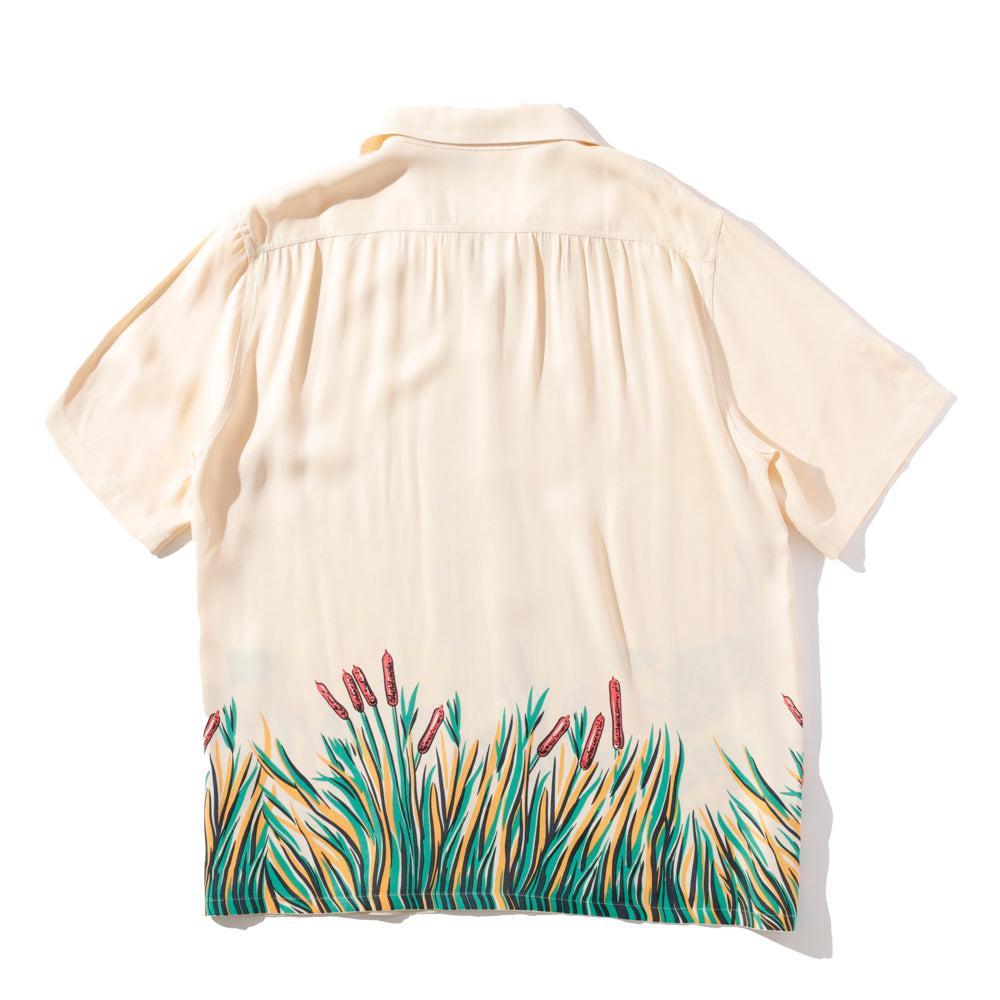 The Groovin High 1940's Beach Shirt Ivory-Shirt-Clutch Cafe