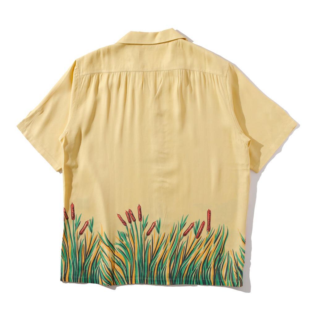 The Groovin High 1940's Beach Shirt Yellow – Clutch Cafe