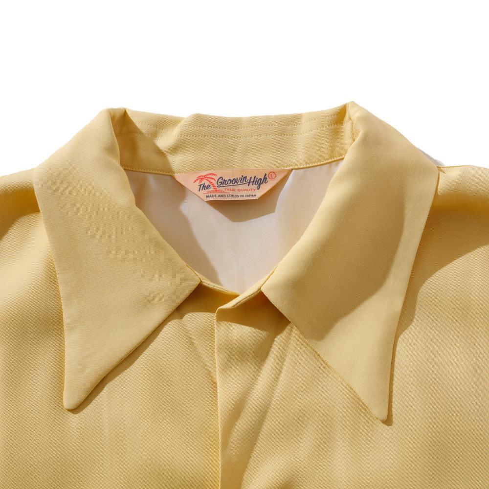 The Groovin High 1940's Beach Shirt Yellow – Clutch Cafe