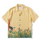 The Groovin High 1940's Beach Shirt Yellow-Shirt-Clutch Cafe