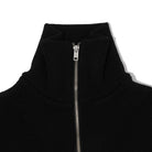 The Groovin High 1940's Zip-Up Knit Black-Knitwear-Clutch Cafe