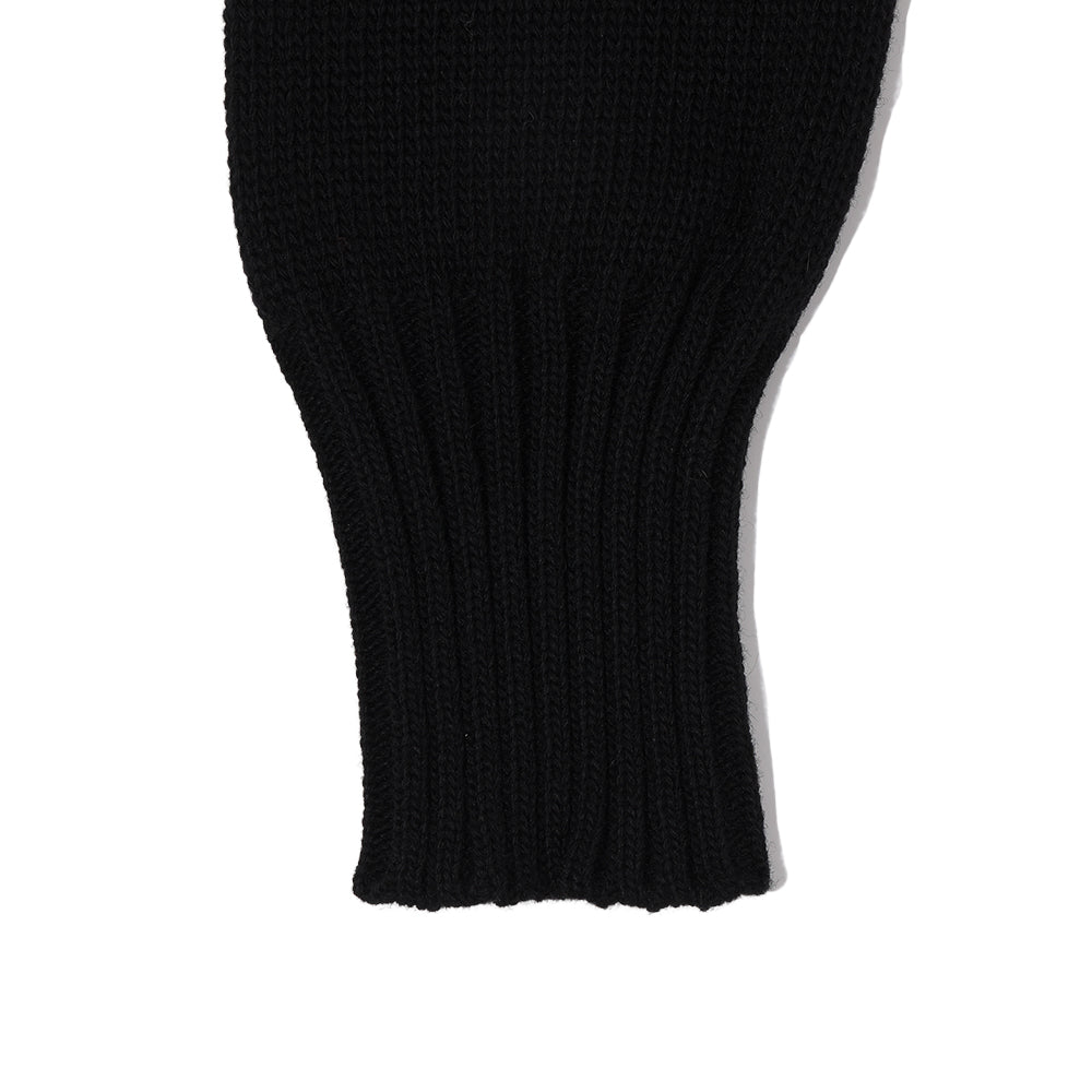 The Groovin High 1940's Zip-Up Knit Black-Knitwear-Clutch Cafe