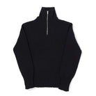 The Groovin High 1940's Zip-Up Knit Black-Knitwear-Clutch Cafe