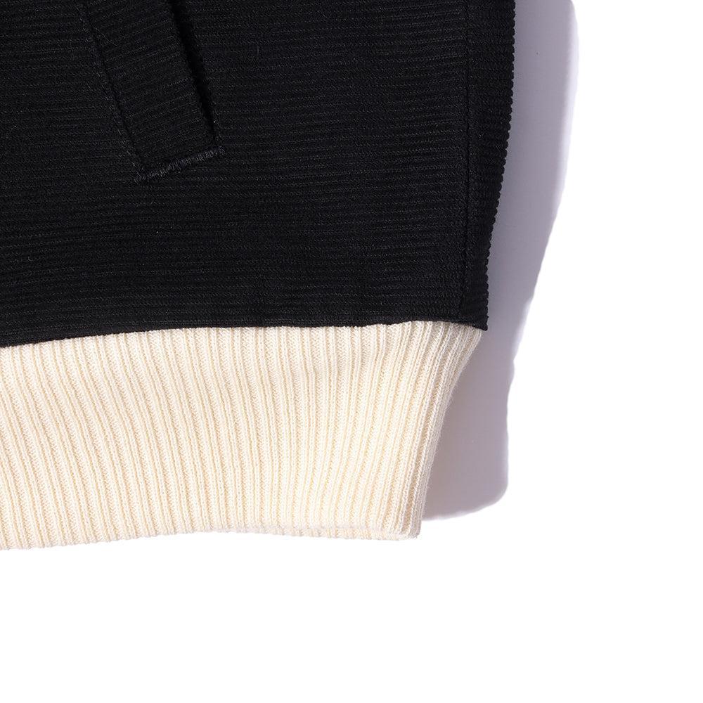 The Groovin High 1950's Corduroy Blouson Black-Jacket-Clutch Cafe