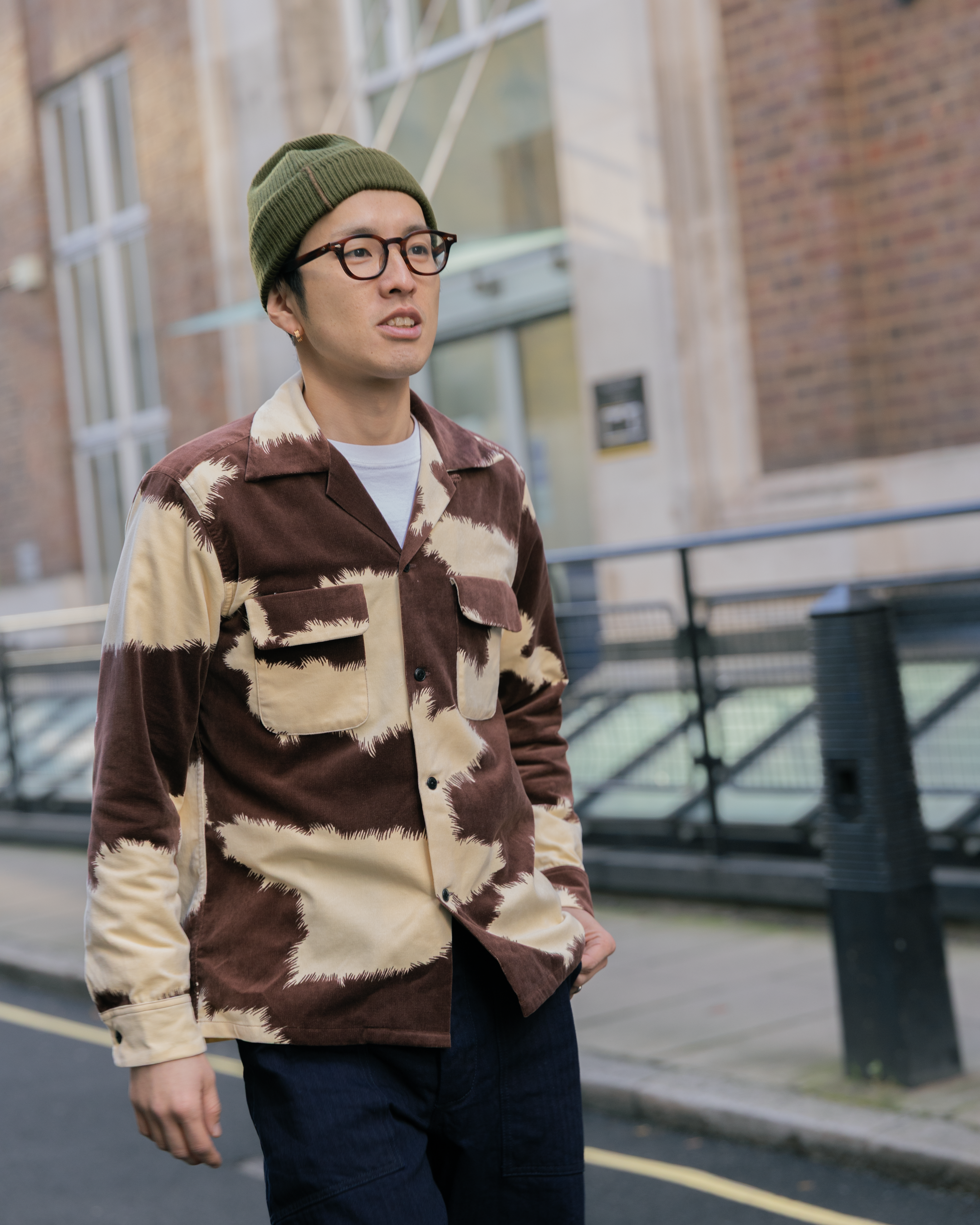 The Groovin High 1950's Flannel Shirt Cream-Shirt-Clutch Cafe