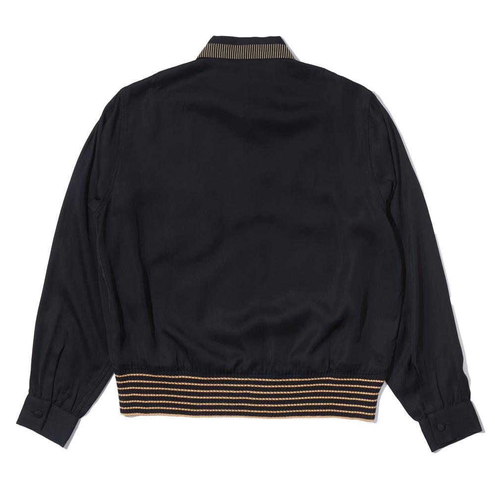 The Groovin High 1950's Pullover Shirt Black-Shirt-Clutch Cafe