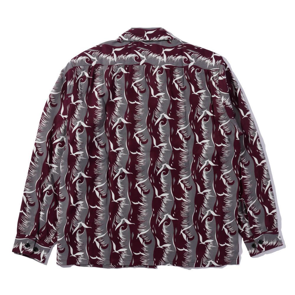 The Groovin High 50's L/S Shirt Seagull Wine-Shirt-Clutch Cafe