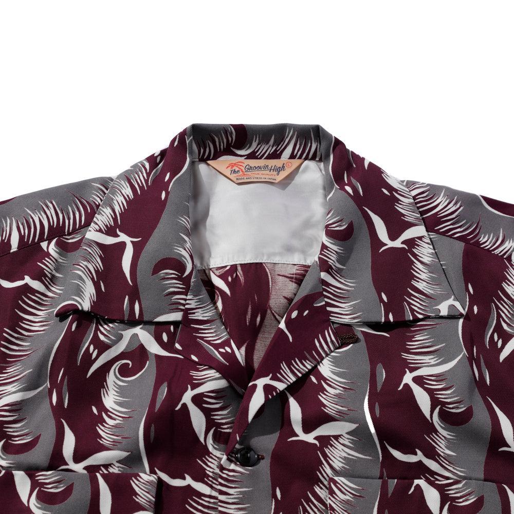 The Groovin High 50's L/S Shirt Seagull Wine-Shirt-Clutch Cafe