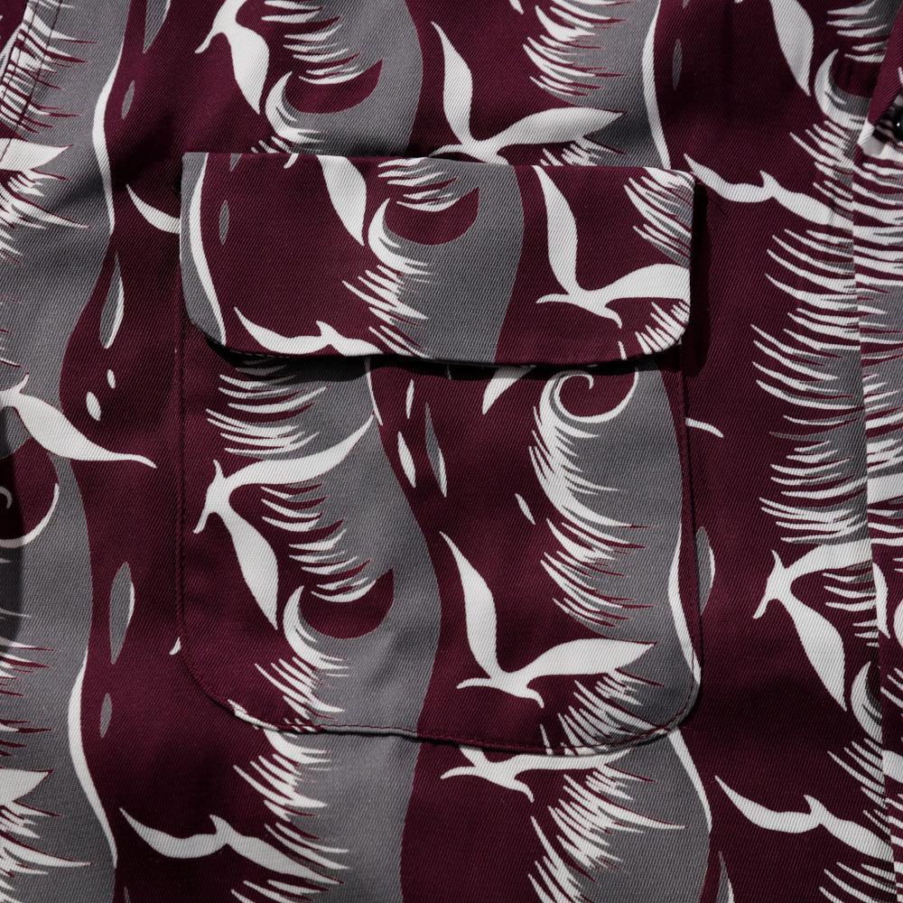 The Groovin High 50's L/S Shirt Seagull Wine-Shirt-Clutch Cafe