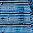 The Groovin High Striped Rayon Shirt S/S Blue-Shirt-Clutch Cafe