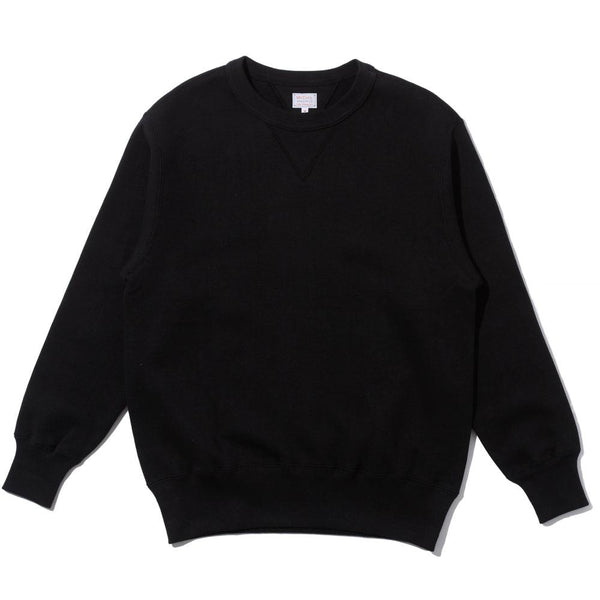 The Real McCoy's 10.oz Loopwheel Sweatshirt Black-Sweatshirt-Clutch Cafe