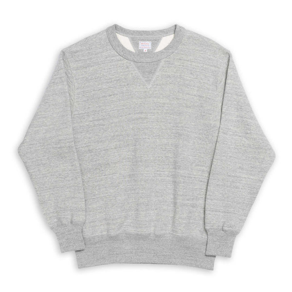 The Real McCoy's 10.oz Loopwheel Sweatshirt Grey-Sweatshirt-Clutch Cafe