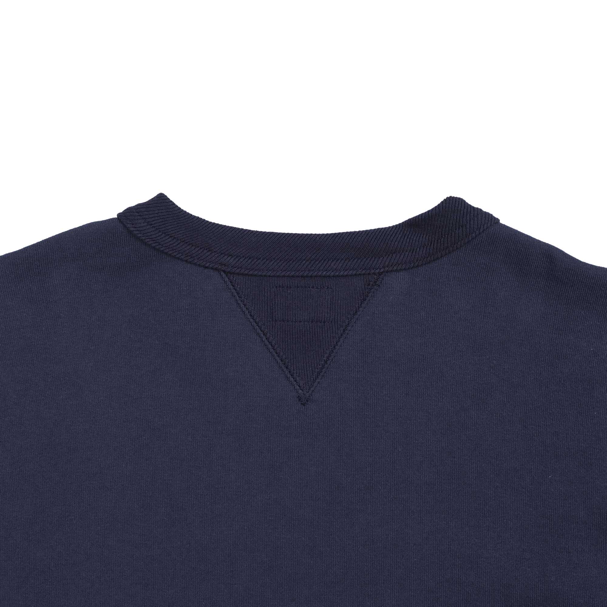 The Real McCoy's 10.oz Loopwheel Sweatshirt Navy-Sweatshirt-Clutch Cafe