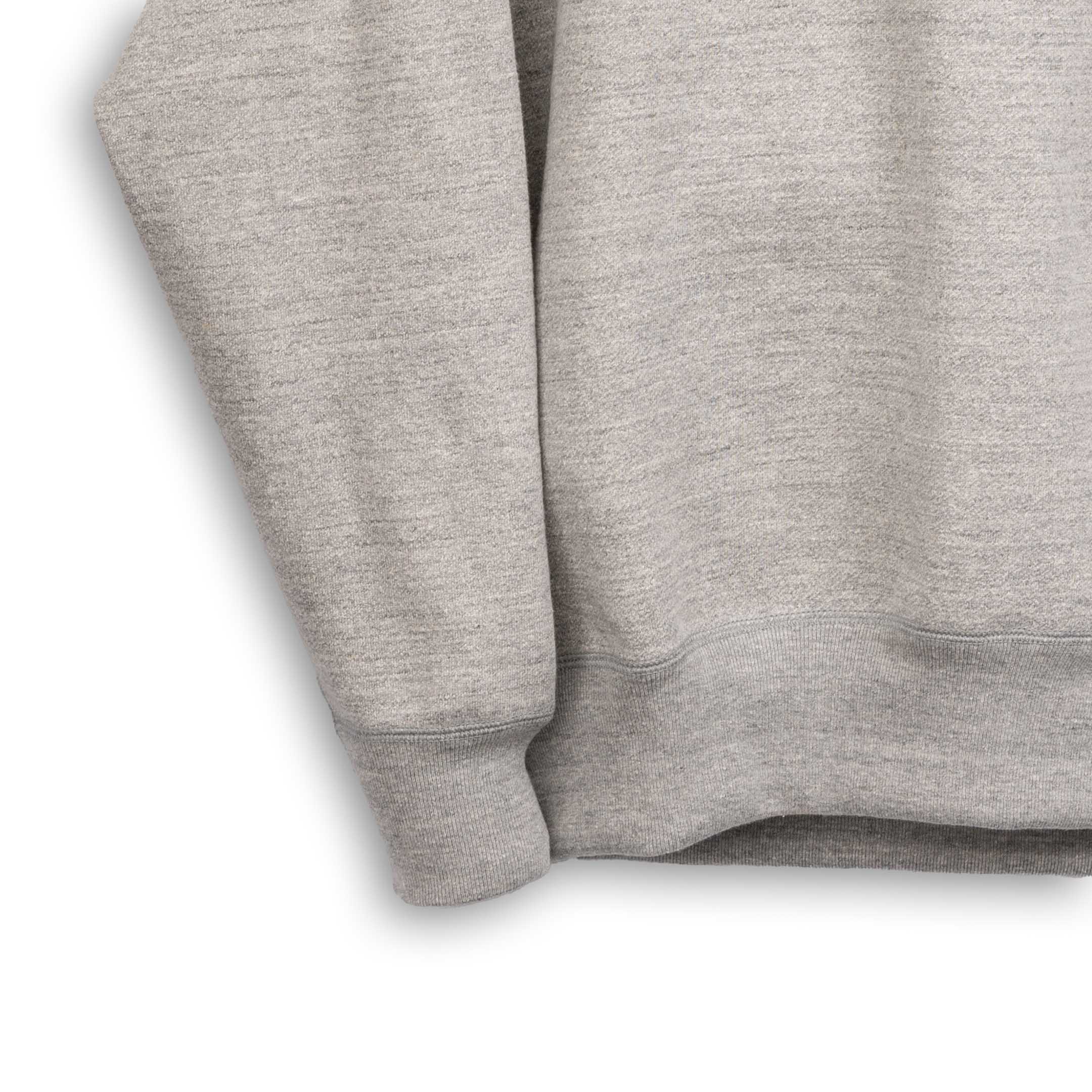 The Real McCoy's 12 oz. Ball Park Crew Neck Sweatshirt Grey-Sweatshirt-Clutch Cafe