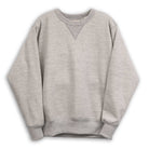 The Real McCoy's 12 oz. Ball Park Crew Neck Sweatshirt Grey-Sweatshirt-Clutch Cafe