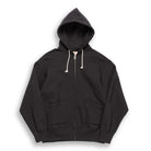 The Real McCoy's 12. oz Ballpark F/Z Hooded Sweatshirt Black-Hooded Sweatshirt-Clutch Cafe