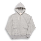 The Real McCoy's 12. oz Ballpark F/Z Hooded Sweatshirt Grey-Hooded Sweatshirt-Clutch Cafe