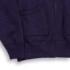 The Real McCoy's 12. oz Ballpark F/Z Hooded Sweatshirt Navy-Hooded Sweatshirt-Clutch Cafe