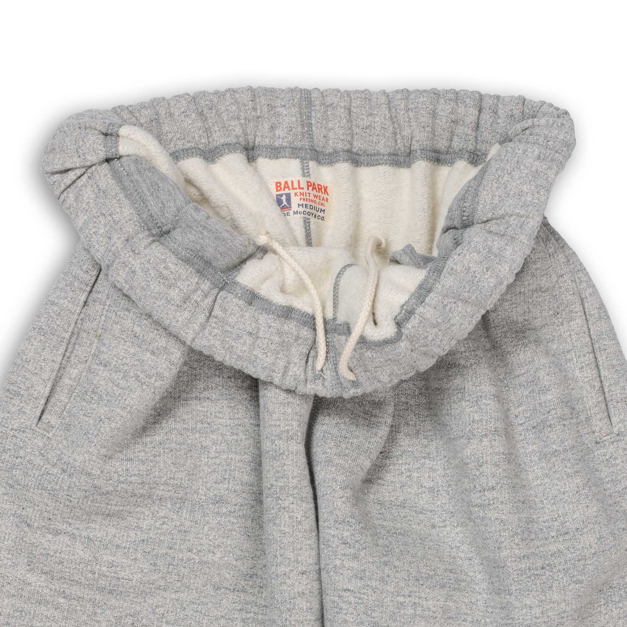 The Real McCoy's 12.oz Ballpark Sweatpants Grey-Sweatpants-Clutch Cafe